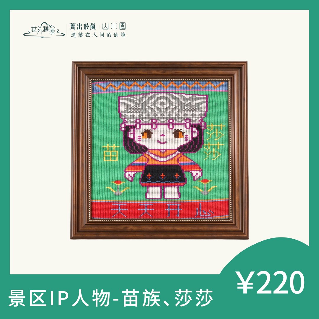 景区 IP人物—苗族、莎莎