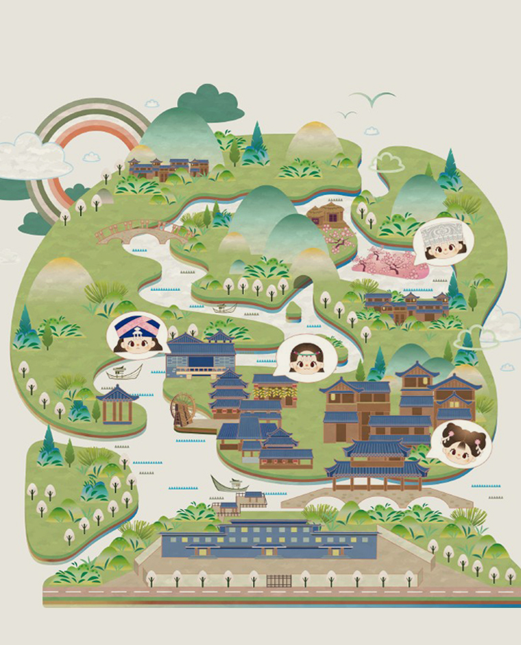 世外桃源景区导览图